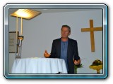 Krimiautor Franz Zeller bei seiner Lesung